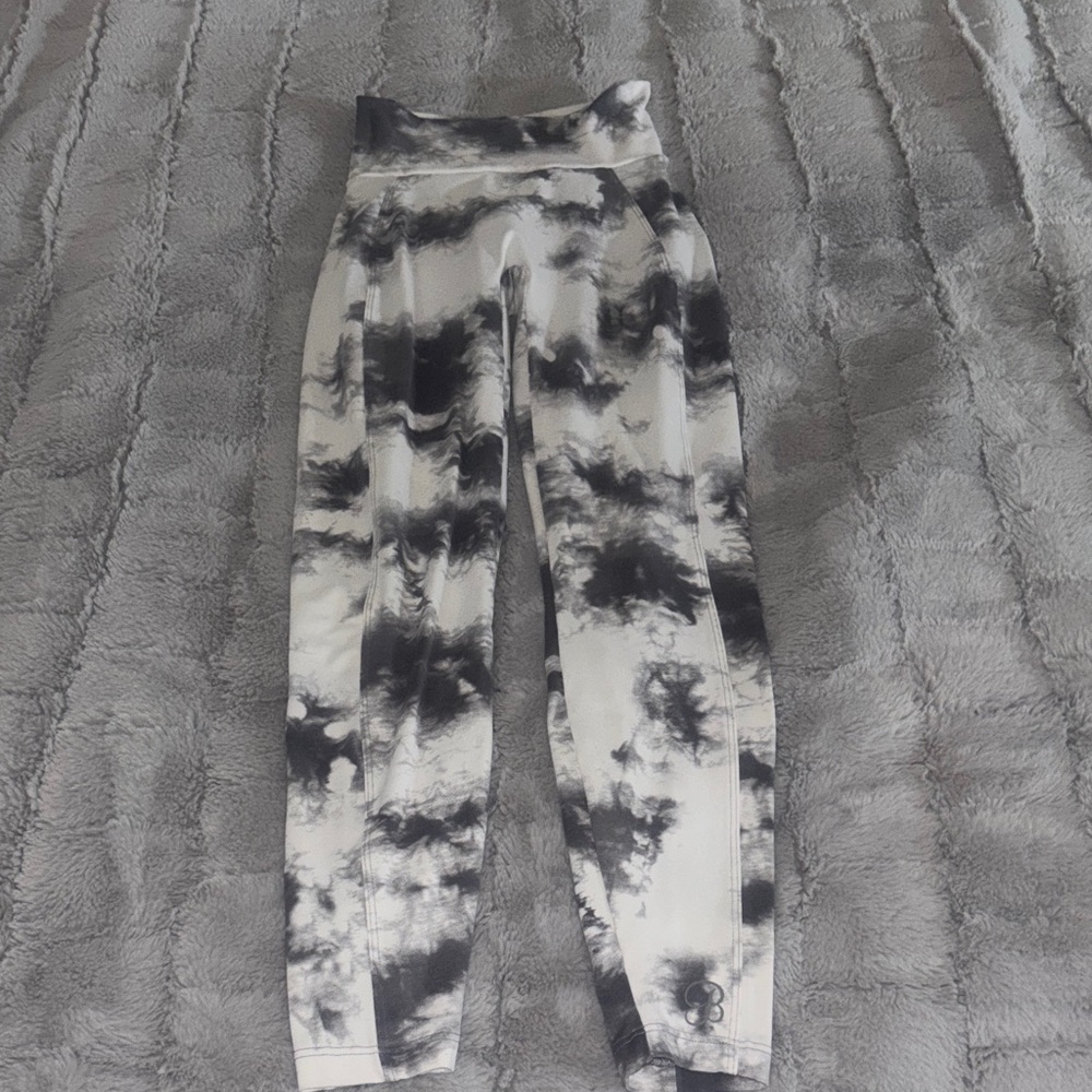 Bombshell Sportswear Monochrome Tie-Dye Kids Leggings